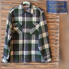 Vintage Pendleton Woolen Mills 100% Virgin Wool Plaid Portland Oregon Shirts S picture
