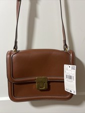 Mango MNG Bolso M 601 Carmen Brown Crossbody Bag Faux Leather NWT Shoulder picture