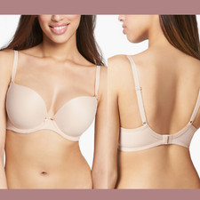  $60 Freya  AA4234 Deco Underwire Plunge Bra in Nude 30D picture