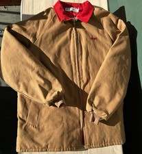 Vintage Deadstock Canvas Work Jacket Coat Kent Wiman USA Chore Barn XXL Tall picture