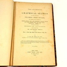 1875 The Elements of Graphical Statics Application by Du Bois, 1ST Edition READ picture