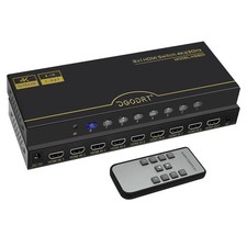 8×1 HDMI Switch 8 in 1 Out, 8 Port 4K HDMI Switcher Selector Box picture