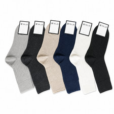 tittimitti Women's 75% Merino Wool 25% Silk Blend Socks. 1 PAIR. Made in ITALY. picture