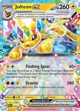 Jolteon ex - 030/131 - Double Rare Lightly Played Prismatic Evolutions Pokemon picture