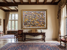 Vintage Jackson Pollock - ( Drip painting ) used picture