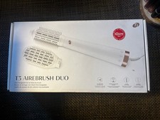 T3 Micro AireBrush Duo Interchangeable Hot Air Blow Dry Brush - White picture