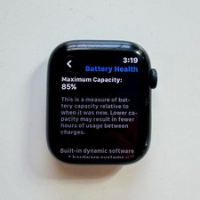 Apple Watch Series 9 GPS 45mm Midnight Aluminum, FACE Only, Bty 85% picture