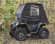 New Durable ATV Cab Enclosure Cabin Cover Heavy-Duty Outdoor All-Weather Black picture