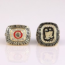 2 PCS Houston Rockets Championship Rings Set Basketball 1994 1995 picture