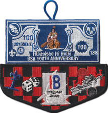 Itibapishe Iti Hollo Lodge 188 NC 2010 70th Anniv. Set Flap (AR5164) picture