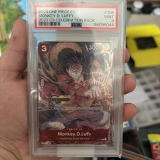 2024 ONE PIECE CHAMPIONSHIP 2023 CELEBRATION PACK #006 MONKEY D. LUFFY PSA 9 picture