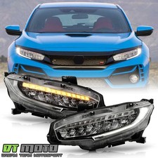 For 2016 2017 2018 2019 2020 2021 Honda Civic Full LED DRL Headlights Headlamps picture