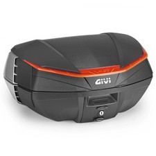 GIVI V49N AIR MONOKEY 49LT UNIVERSAL MOTORCYCLE RED FLOODLIGHTS CASE picture