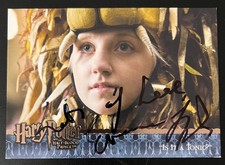 EVANNA LYNCH 2009 Artbox Harry Potter SIGNED AUTOGRAPH Rookie Card Luna Lovegood picture