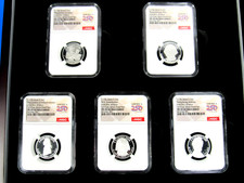 1776-2026 S, 5-Coin,  Silver Proof Set, Quarters Only NGC Pf 70 UCam , FDOI, 250 picture