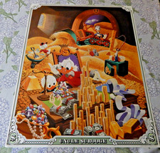 DuckTails Licensed Uncle Scrooge Poster Vintage Disney 1987 One Stop Posters  picture