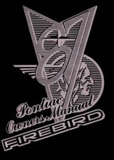 1987 Pontiac Firebird Owner's Manual picture