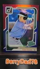 2026 Panini Donruss - Rated Prospects Theo Gillen #193 Red Blue Tampa Bay Rays picture