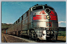 Burlington 9955 Diesel Locomotive Postcard picture
