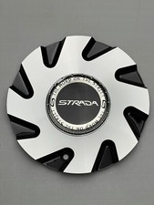 Strada Black And Machined Wheel Center Cap C-876B-1 C-STRA-2 picture