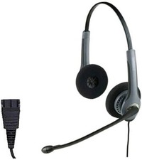 Jabra GN2000 DUO GN2025-NC Narrowband Noise-Canceling QD Headset 2009-820-105 picture