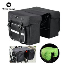 WEST BIKING Bike Bicycle Double Rear Pannier Bag Rain Cover Cycling Luggage Bag picture