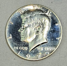 1970 S Kennedy Half Dollar Gem Proof 40% Silver Toning picture