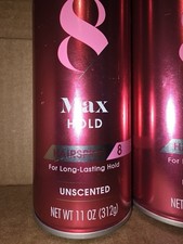 Suave Essentials Max Hold Hairspray 8 Unscented 3 - 11 Oz Cans picture