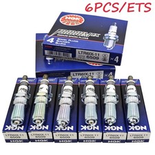 6PCS OEM NGK #6509 LTR6IX-11 Iridium IX Spark Plugs For Ford Cadillac Chevrolet picture