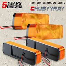4x Amber  Flashing LED Cab Light For  Deere Tractors 8770 8870 8970 AR60250 picture