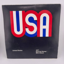 Vintage 1971 Special Stamp Mini Album United States USA EMPTY picture