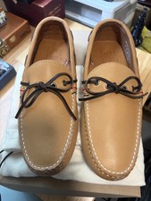 NIB Sperry Made in Maine Gold Cup 1-Eye Driver Tan Leather Loafers Men’s Size 9  picture