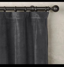 Restoration Hardware Vintage Velvet Drapery Privacy RP 50
