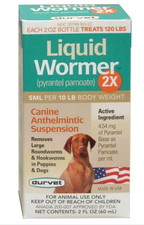 Durvet Liquid Wormer 2X Canine Anthelmintic Suspension, 2 oz picture