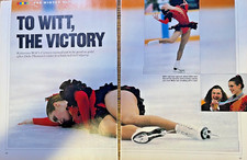 1988 Skater Katarina Witt illustrated picture