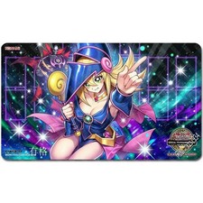 Yu-Gi-Oh Playmat - Dark Magical Girl Curtain TCG CCG Trading Card Game Mat picture