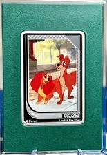 2024 Agoro DISNEY CLASSICS Trading Coin LADY & THE TRAMP 1oz Silver LOW COA #2 picture