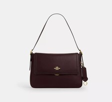 Coach Etta Flap Shoulder Bag Espresso CCE57 IMXAL - New from JP picture
