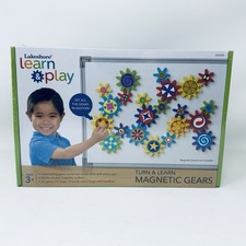 Lakeshore Leran & Play Turn & Learn Magnetic Gears Ages 3+ Motor Skills Sealed picture