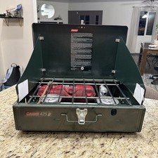 Unused NEW 1998 Coleman 425 Two Burner Camp Stove picture