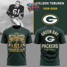 HOT ITEMGreen Bay Packers Nelson Toburen Thank You For Memories 2026 Tee Shirt picture