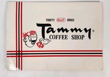 1960's REXALL Thrifty Drug Store TAMMY Coffee Shop Lunch Counter Menu Coca Cola picture