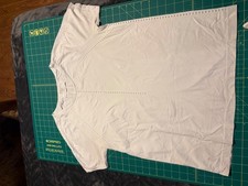 Athleta white short sleeve athletic top picture