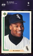 1991 Upper Deck Bo Jackson #744 Chicago White Sox DCM 9 picture