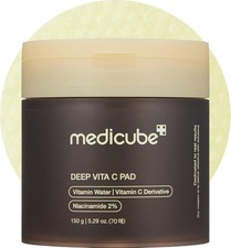 medicube Deep Vita C Vitamin C Pads Facial Toner Exfoliating Brightening picture