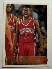 1996-97 Topps Allen Iverson #171 RC Rookie Basketball Philadelphia 76ers picture