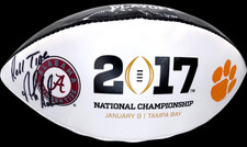 NICK SABAN SIGNED ALABAMA CRIMSON TIDE NATIONAL CHAMPIONSHIP FOOTBALL JSA picture