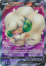 Whimsicott V (Full Art) - 160/172 Ultra Rare Brilliant Stars NM Pokemon TCG picture