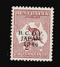 1946 BCOF  2/- KANGAROO  