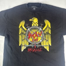 Show Class Magazine Black Eagle Graphic Chopper Tshirt Mens Size 2XL picture